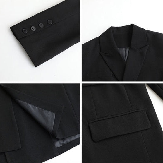 Fei Front Tie Blazer - 2 Colors