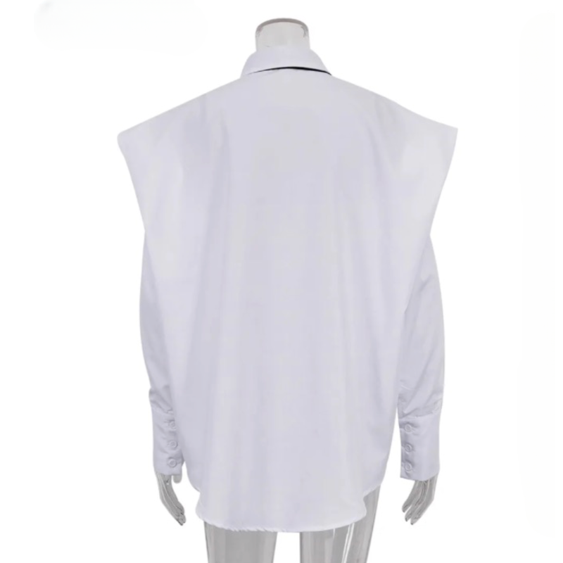 Fiala Oversized Shoulder Shirt Top