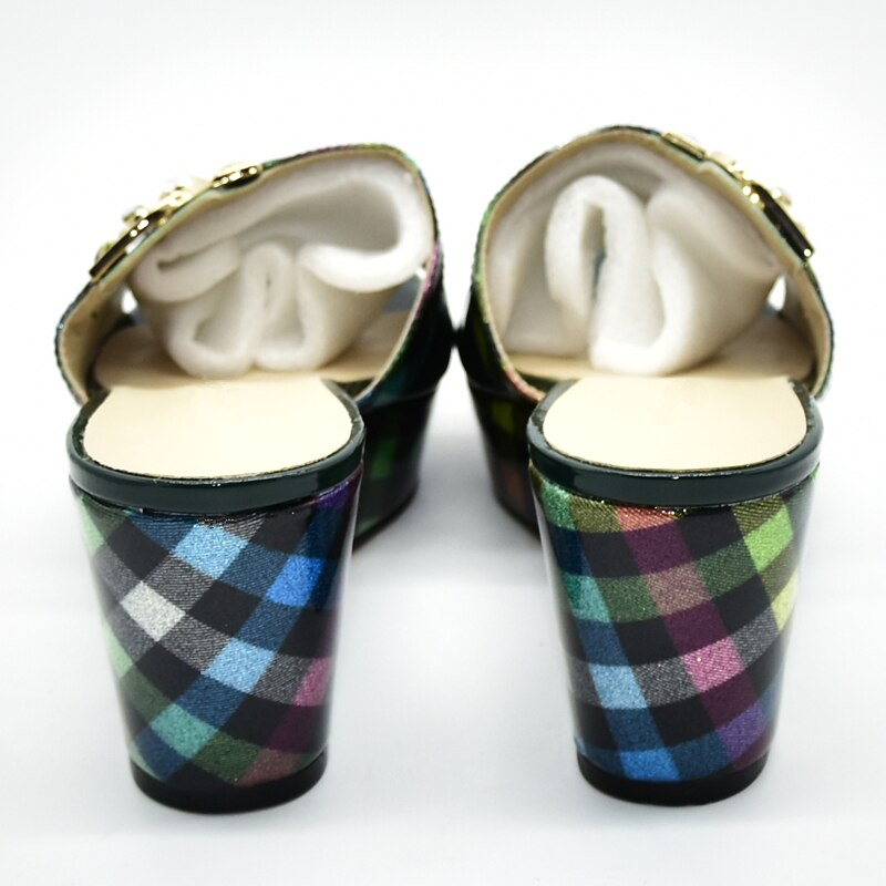 Floella Buckle Patterned Platform Wedge Sandals - 6 Colors