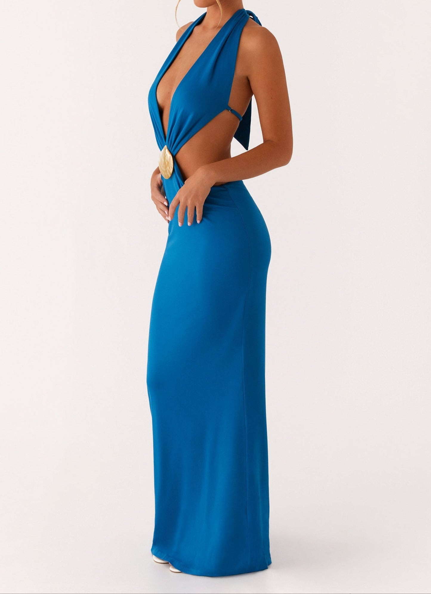 Paola Maxi Dress - Royal Blue