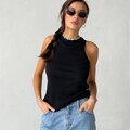 Knitted O Neck Off Shoulder Top