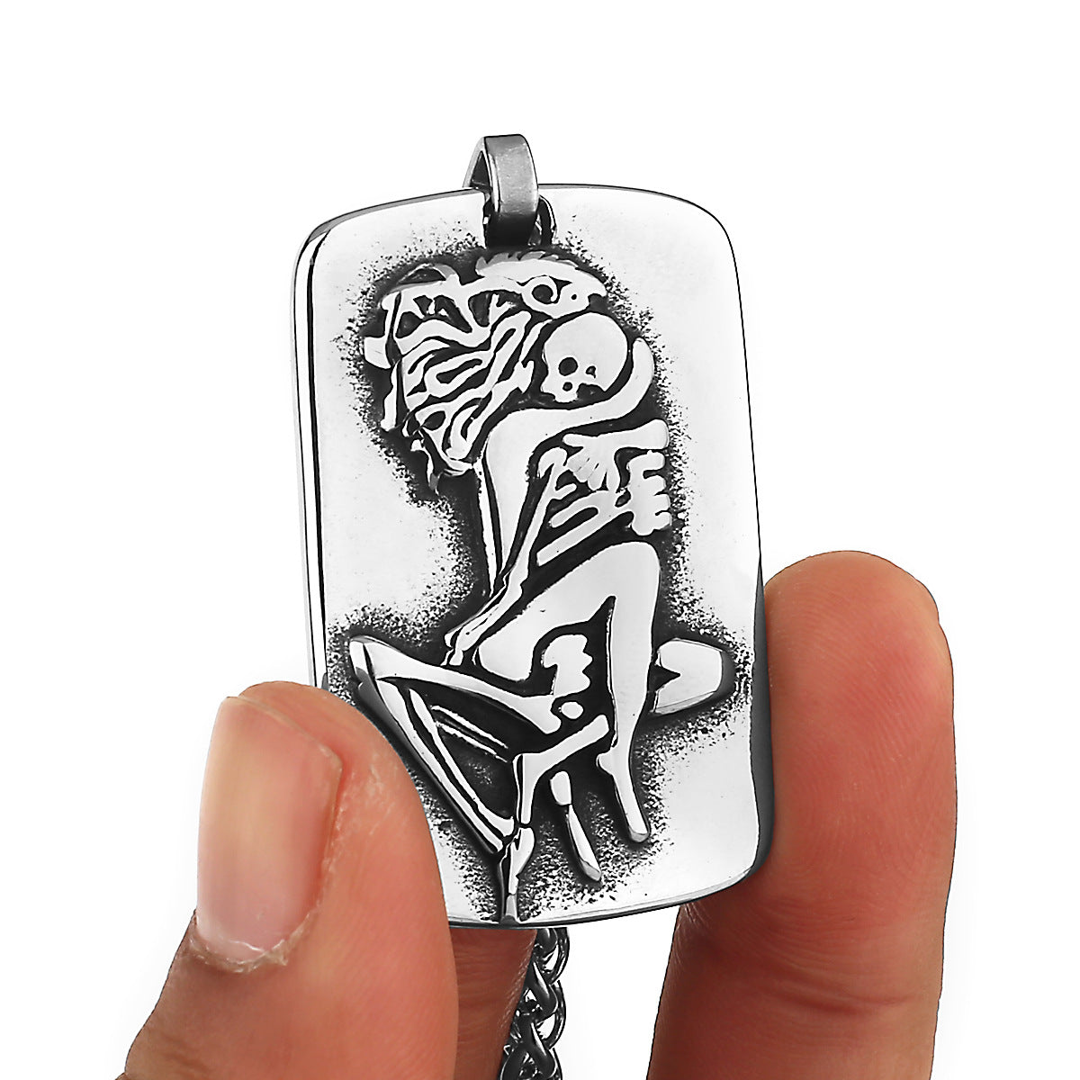 Forever Together Skeleton Necklace