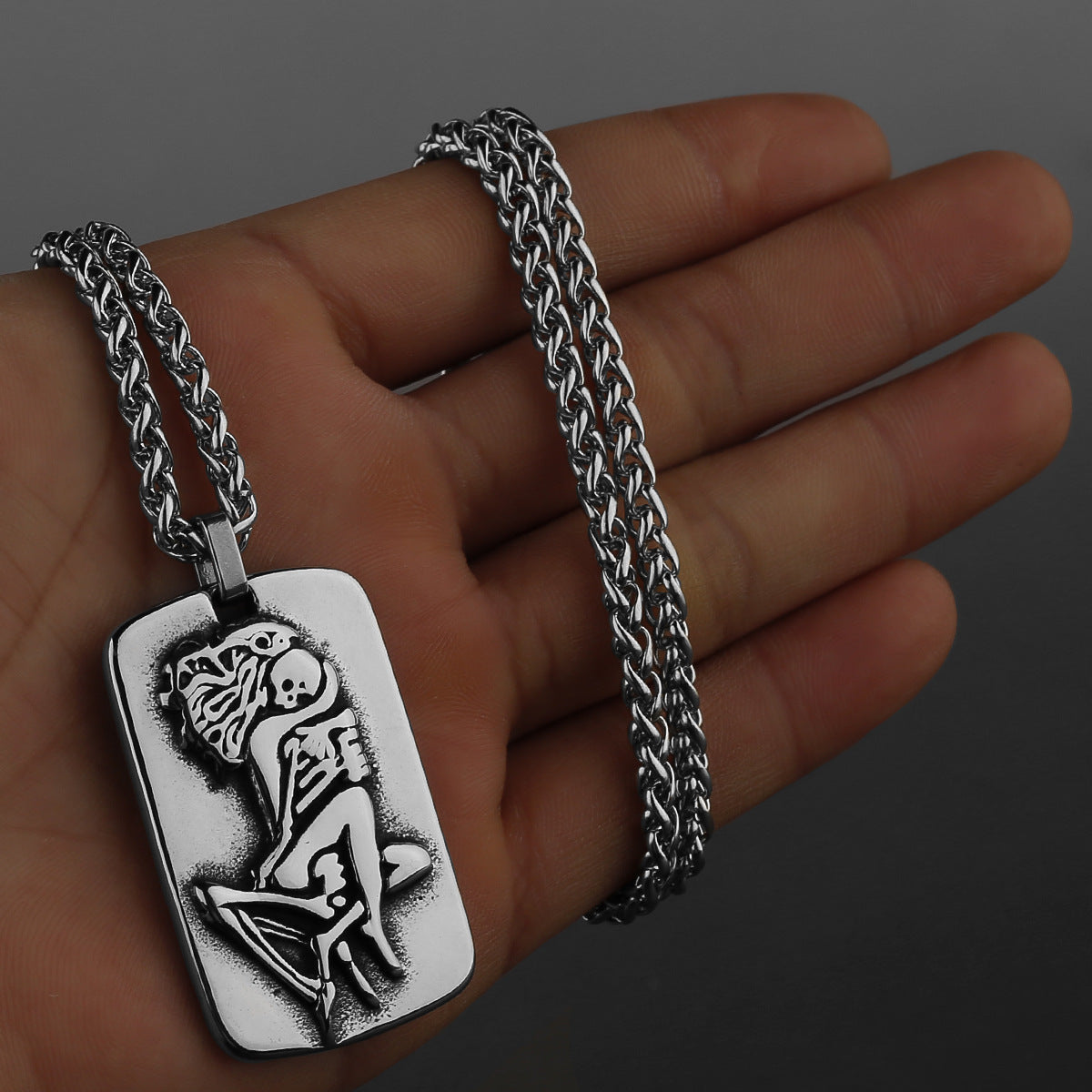 Forever Together Skeleton Necklace