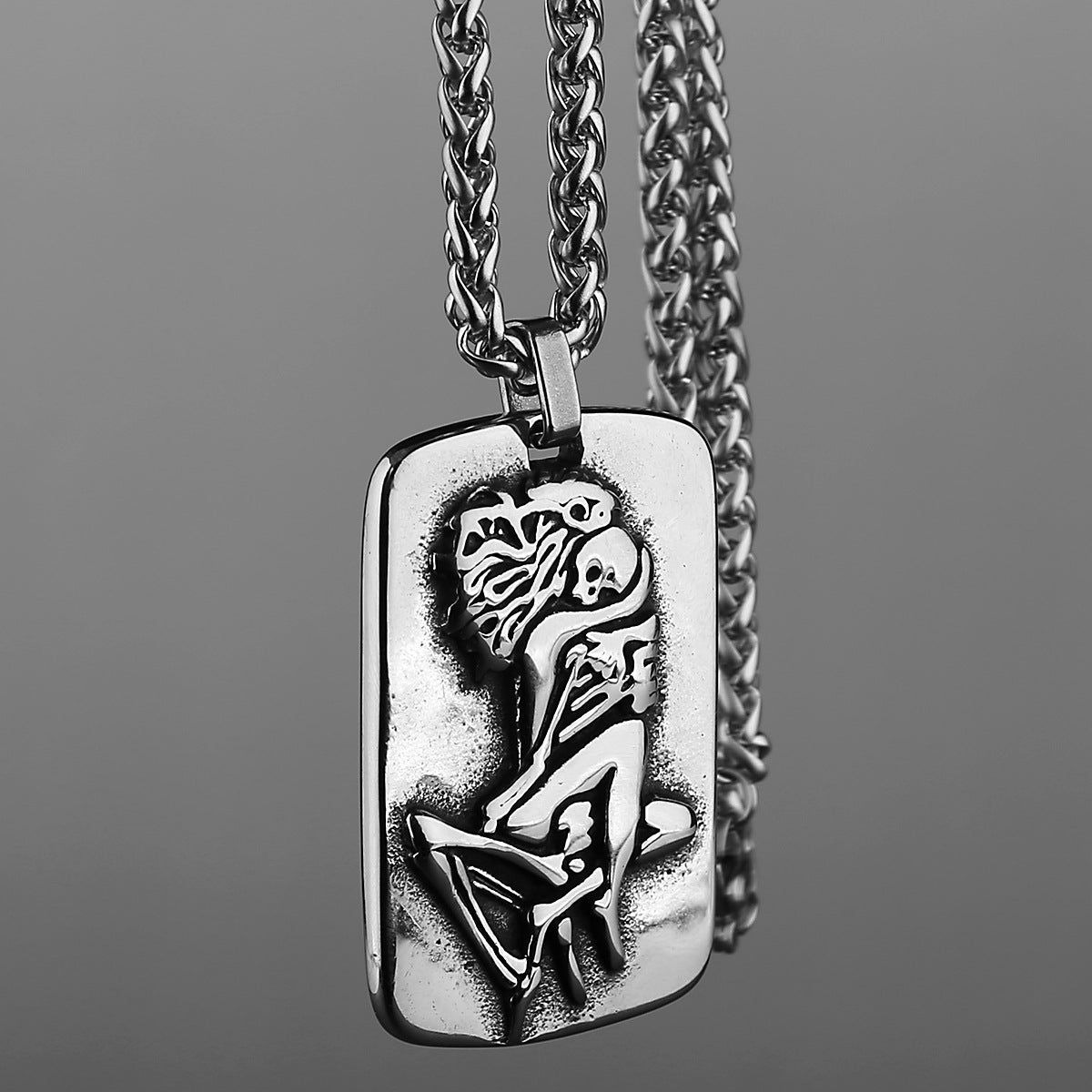 Forever Together Skeleton Necklace