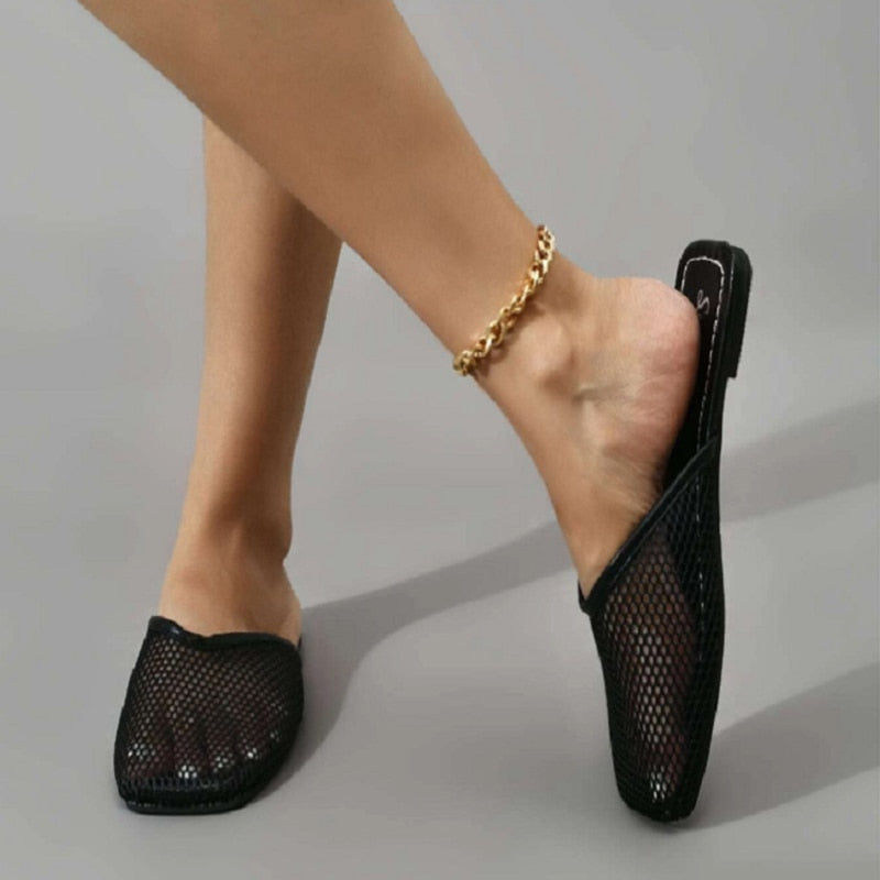 Franchi Mesh Mule Slippers - 3 Colors