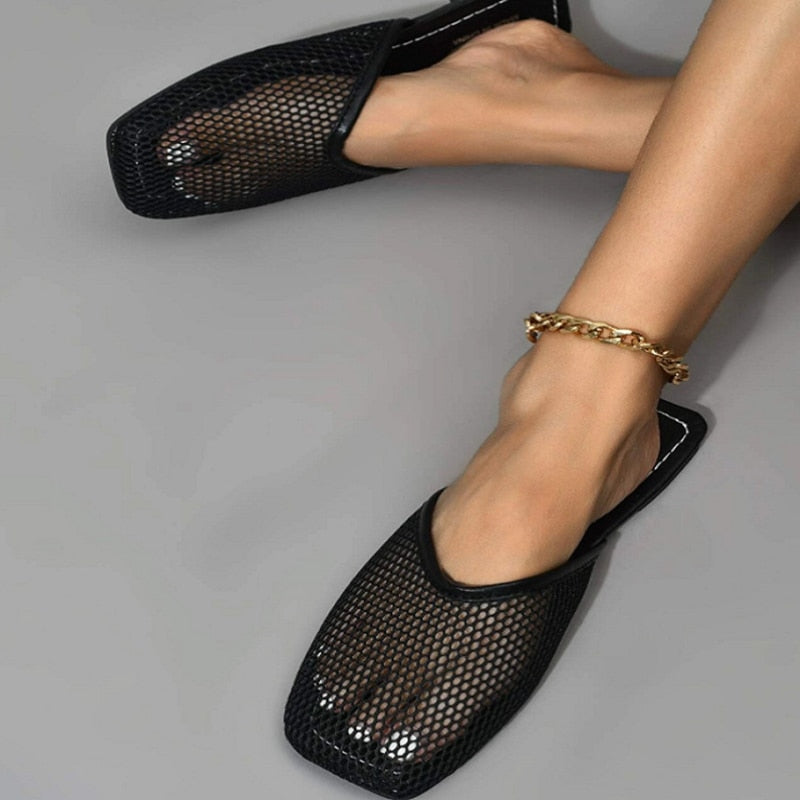 Franchi Mesh Mule Slippers - 3 Colors