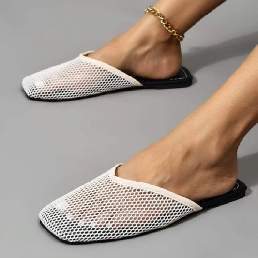 Franchi Mesh Mule Slippers - 3 Colors