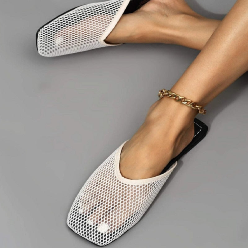 Franchi Mesh Mule Slippers - 3 Colors