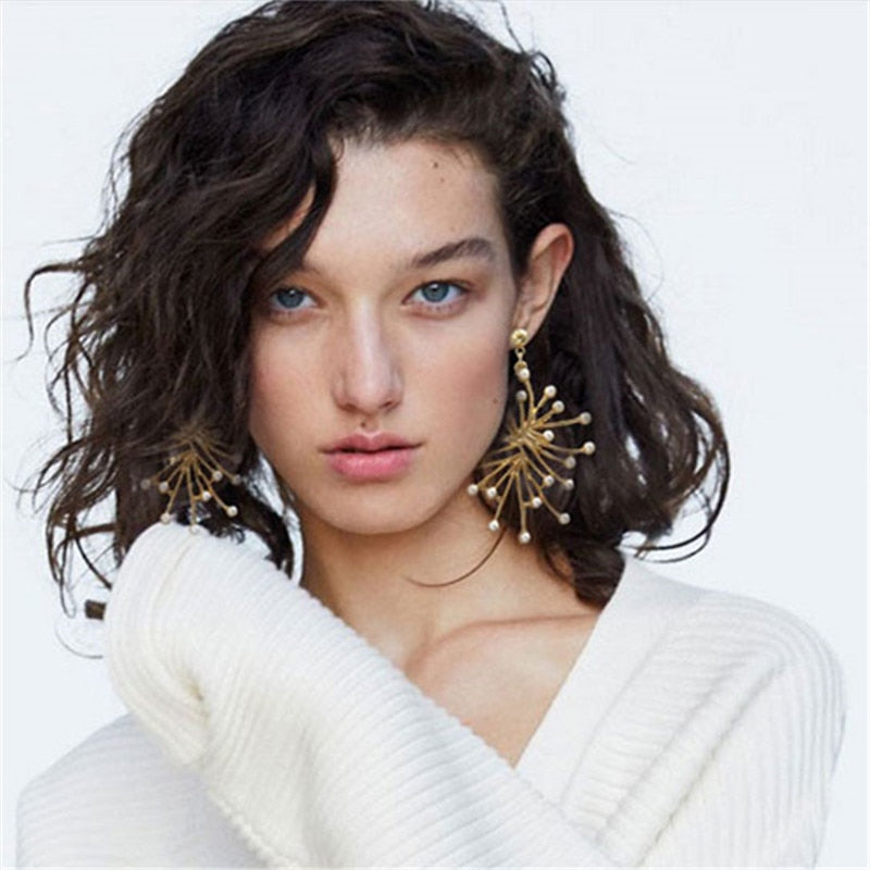 Frizia Pearl Fireworks Earrings