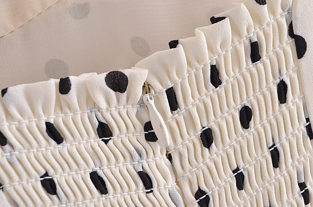 Fyra Polka Dots Spaghetti Strap Dress