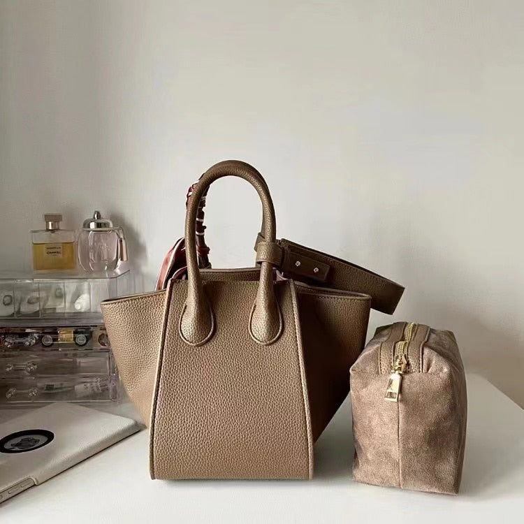 Gabriela Genuine Leather Bucket Bags