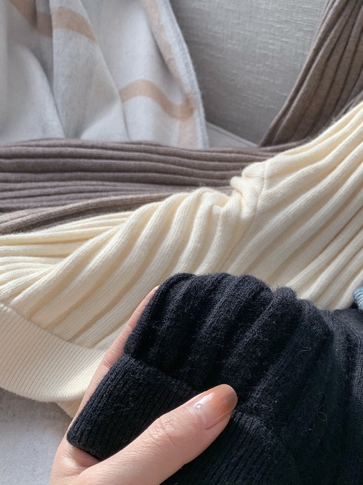 Gabrielle Corrugated Knit Pants - 6 Colors