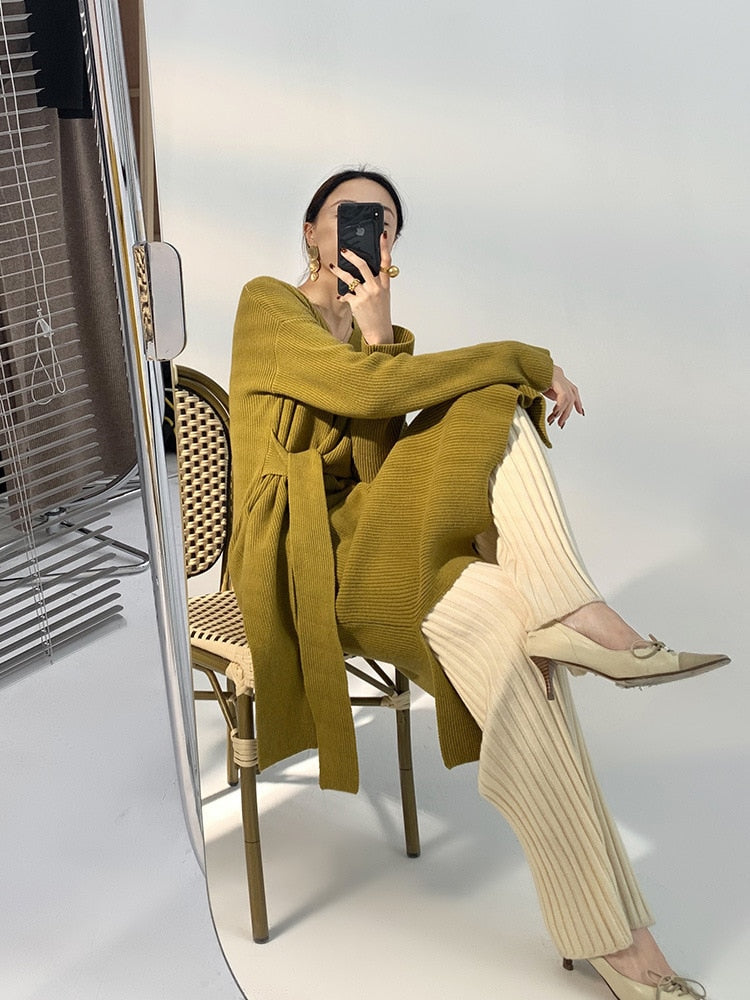 Gabrielle Corrugated Knit Pants - 6 Colors