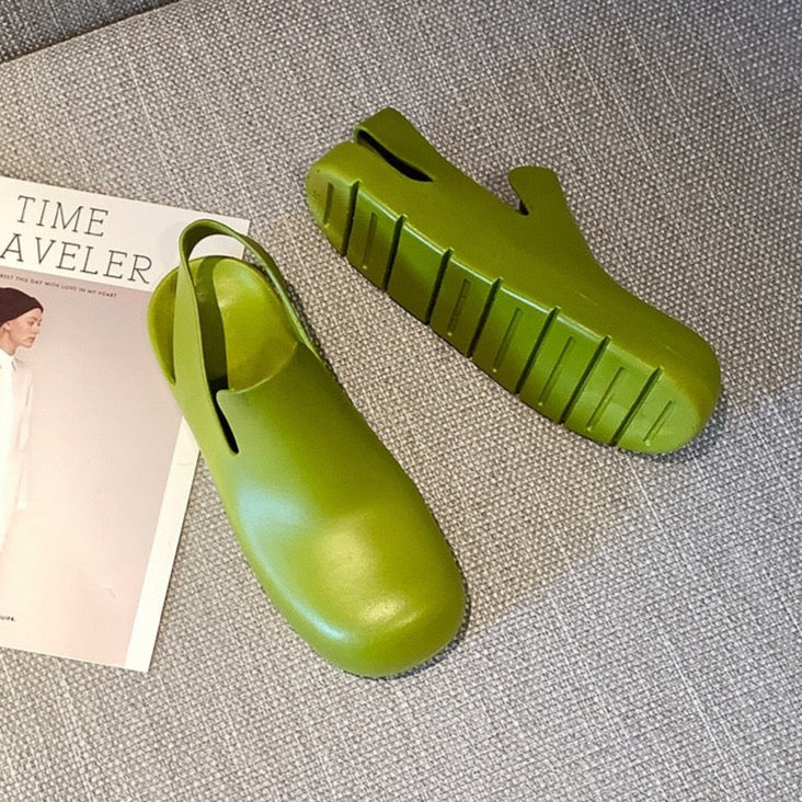 Geneva EVA Seamless Jelly Clog Sandals - 5 Colors