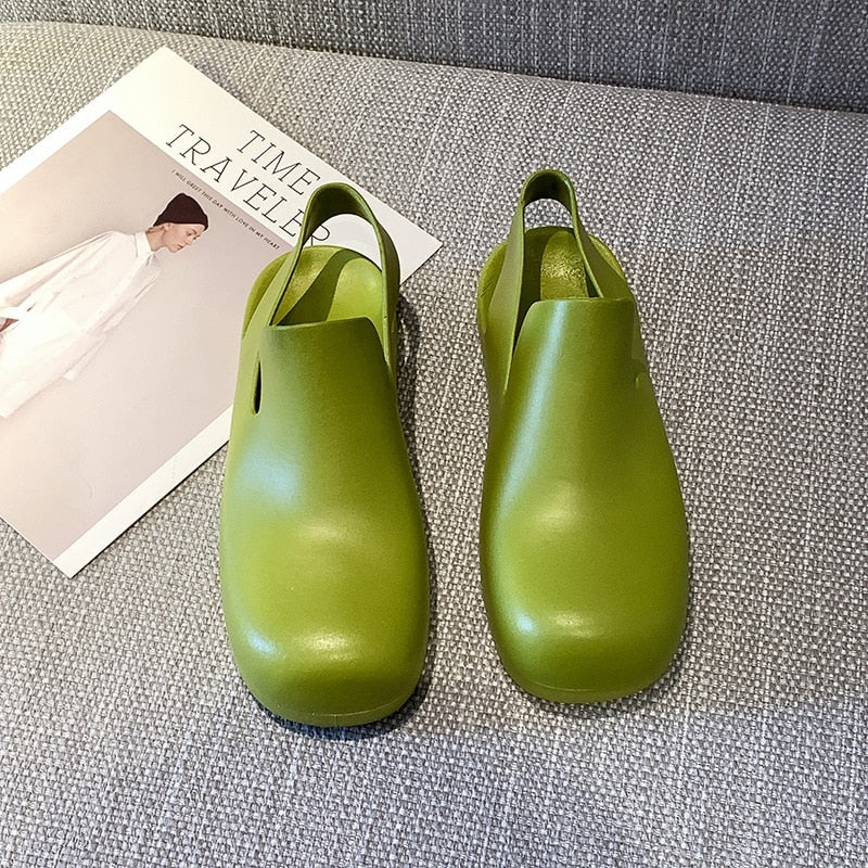 Geneva EVA Seamless Jelly Clog Sandals - 5 Colors