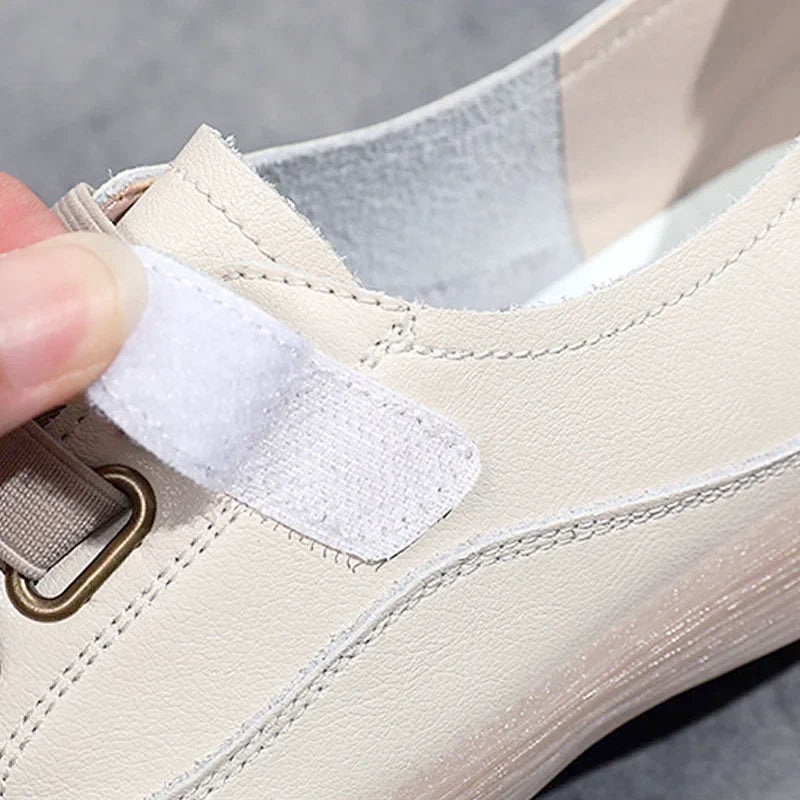 Genuine Leather Slip On Flats Moccasins Women's Loafers Spring Autumn Ladies Shoes Casual Shoes For Woman Sneakers WSH4808