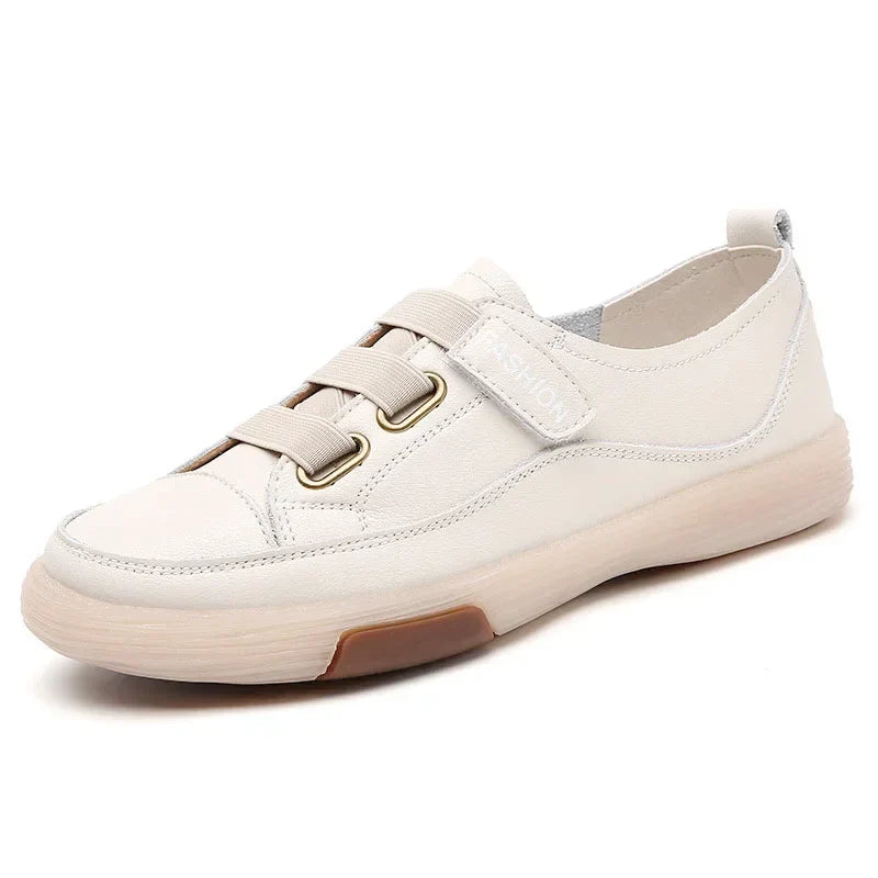 Genuine Leather Slip On Flats Moccasins Women's Loafers Spring Autumn Ladies Shoes Casual Shoes For Woman Sneakers WSH4808