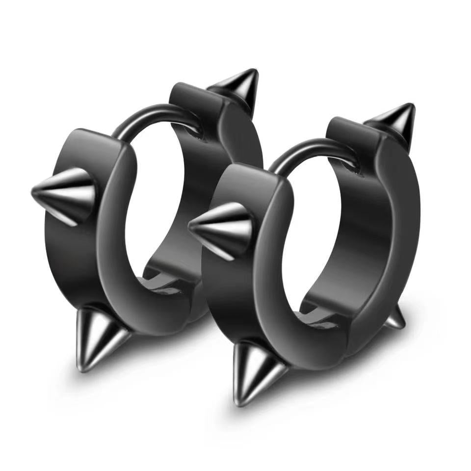 Geometry Gothic Fashion Hoop Earrings - 8 Shapes