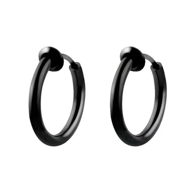 Geometry Gothic Fashion Hoop Earrings - 8 Shapes