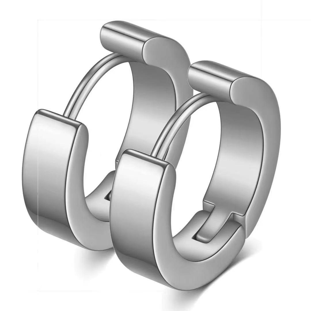 Geometry Gothic Fashion Hoop Earrings - 8 Shapes