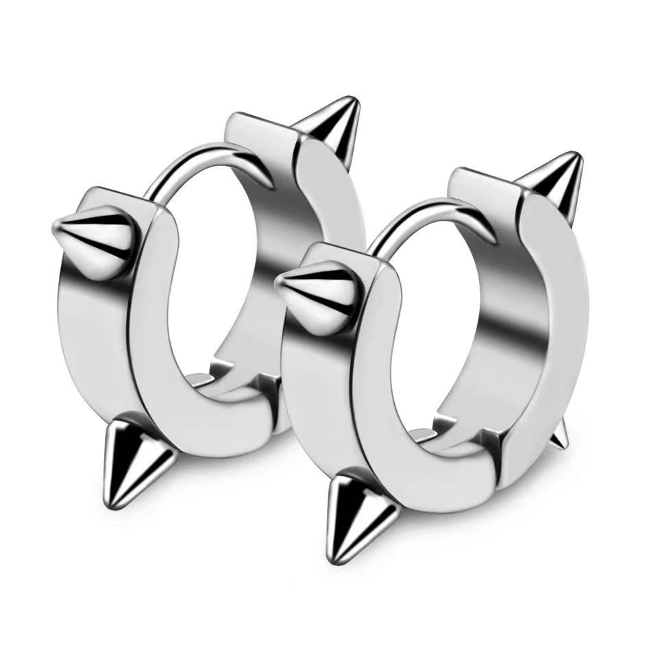 Geometry Gothic Fashion Hoop Earrings - 8 Shapes