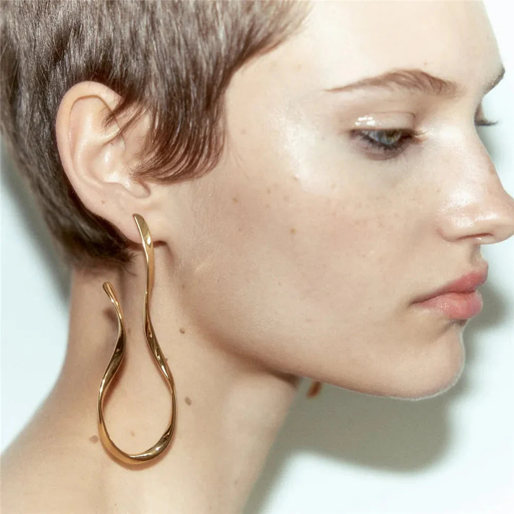 Gina Irregular U-shaped Earrings