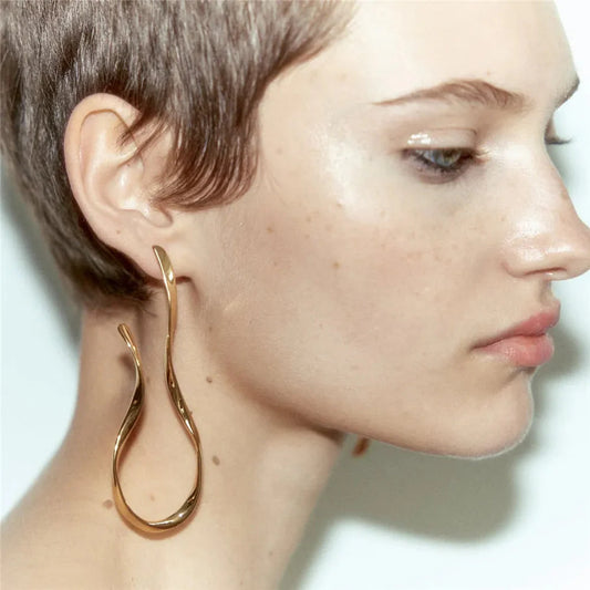 Gina Irregular U-shaped Earrings