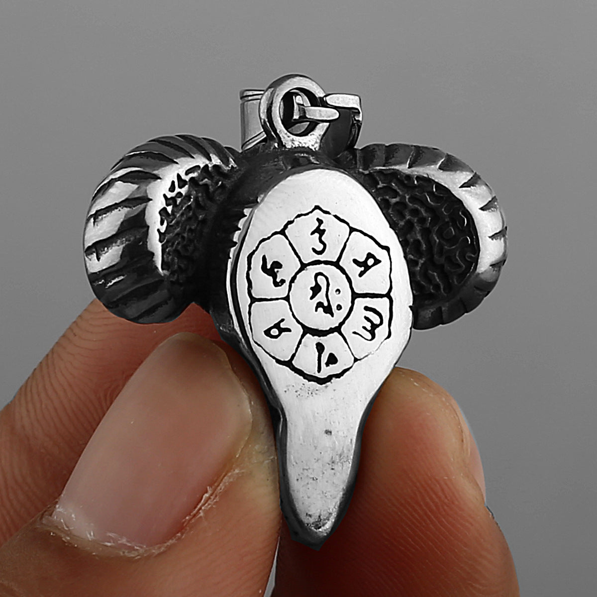 Goat Head Pendant Necklace