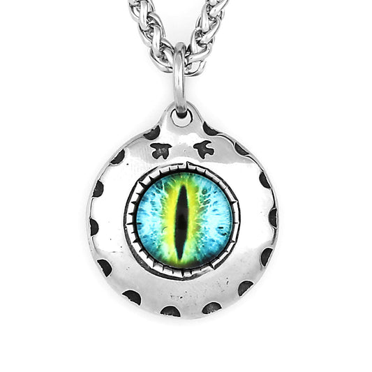Goth Devil Eyes Necklace