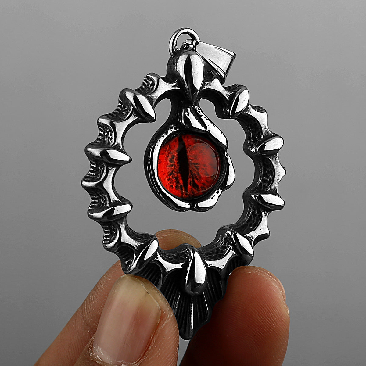 Goth Devil's Eye Necklace