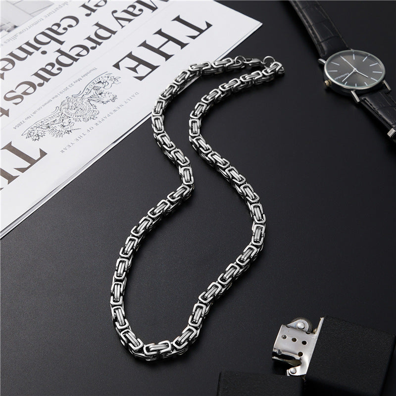 Goth Great Wall Chain Necklace