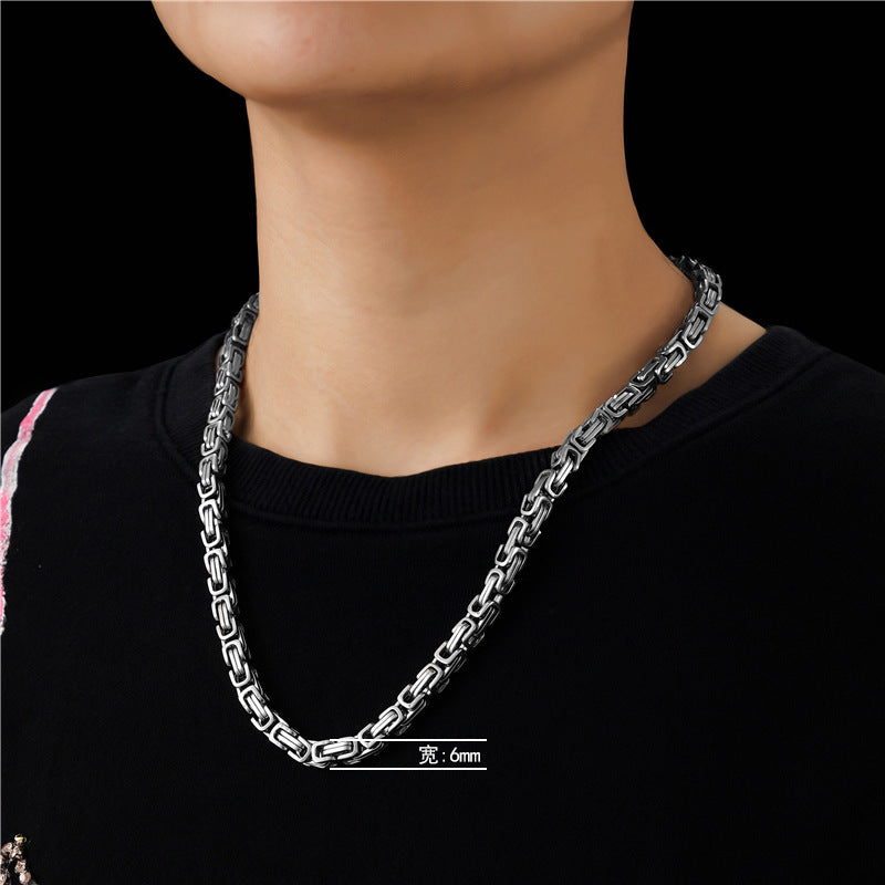 Goth Great Wall Chain Necklace