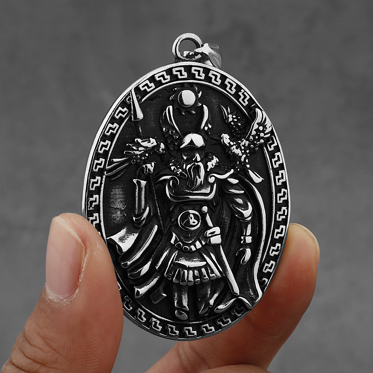 Goth Odin Viking Wolf Necklace