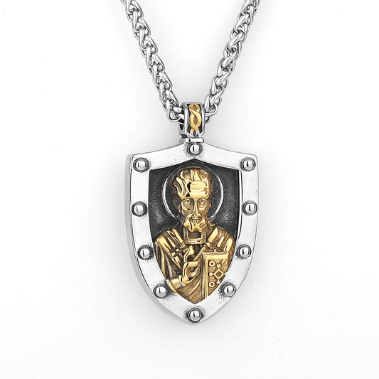 Goth Saint Nicholas Necklace