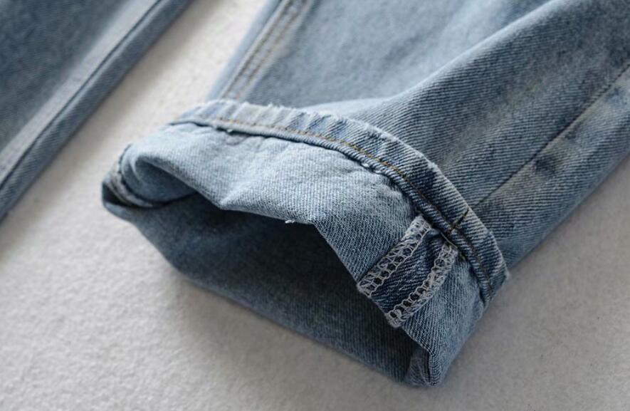 Grendel Side Botton Fly Mom Jeans - 2 Colors