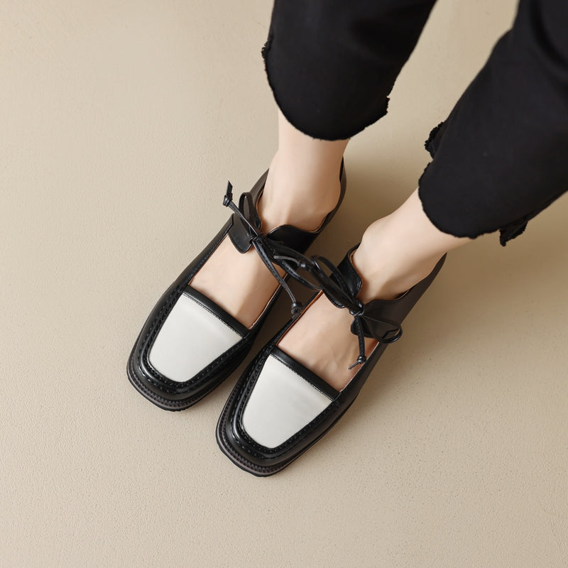 Greta Laced Retro Loafers - 2 Colors