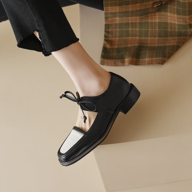 Greta Laced Retro Loafers - 2 Colors