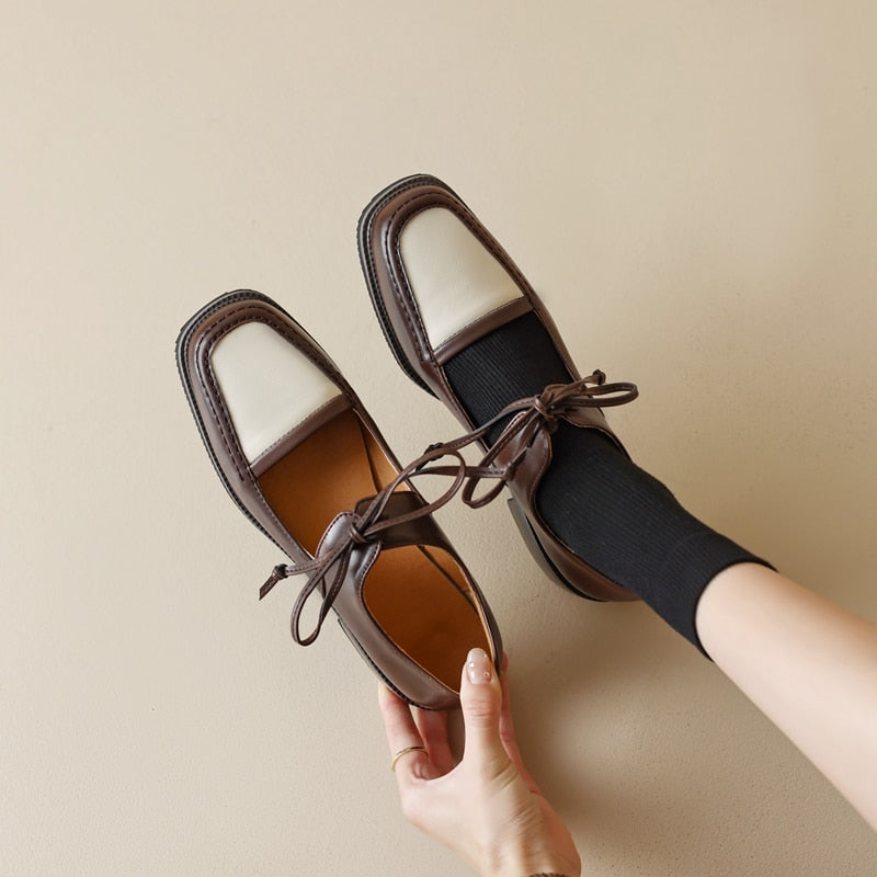 Greta Laced Retro Loafers - 2 Colors