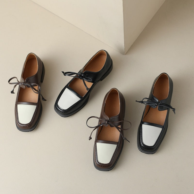 Greta Laced Retro Loafers - 2 Colors