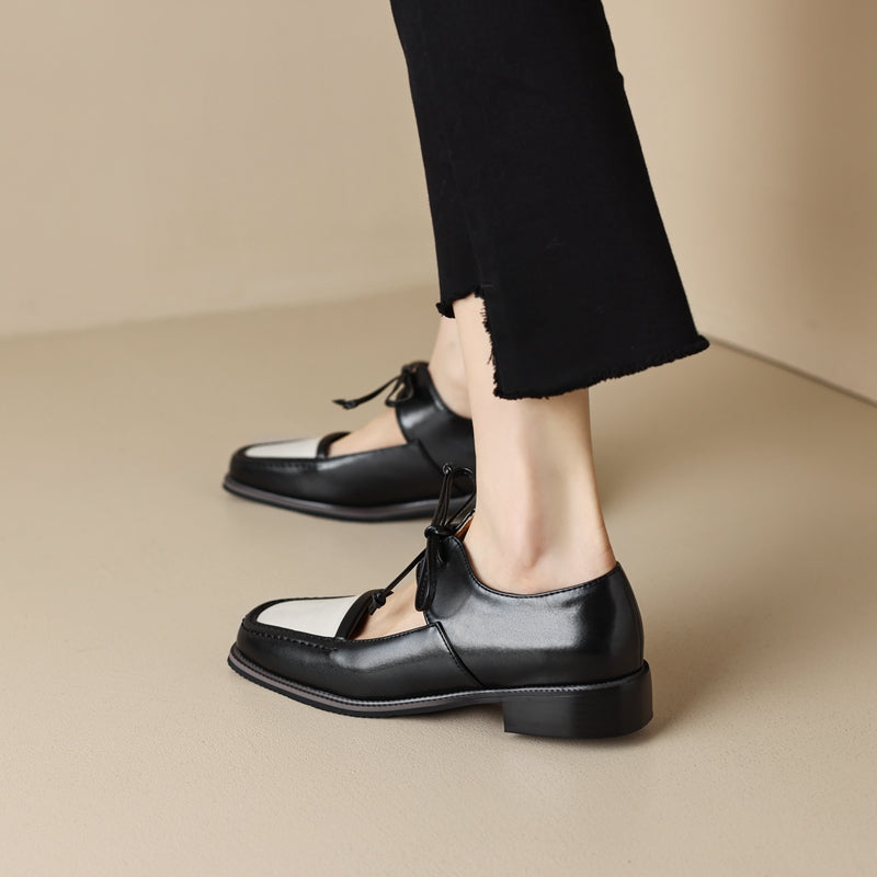 Greta Laced Retro Loafers - 2 Colors