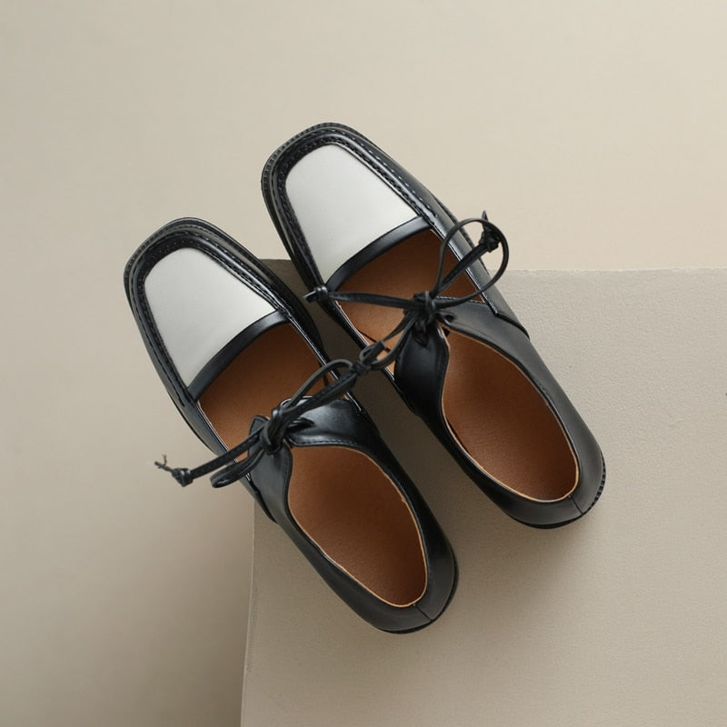 Greta Laced Retro Loafers - 2 Colors