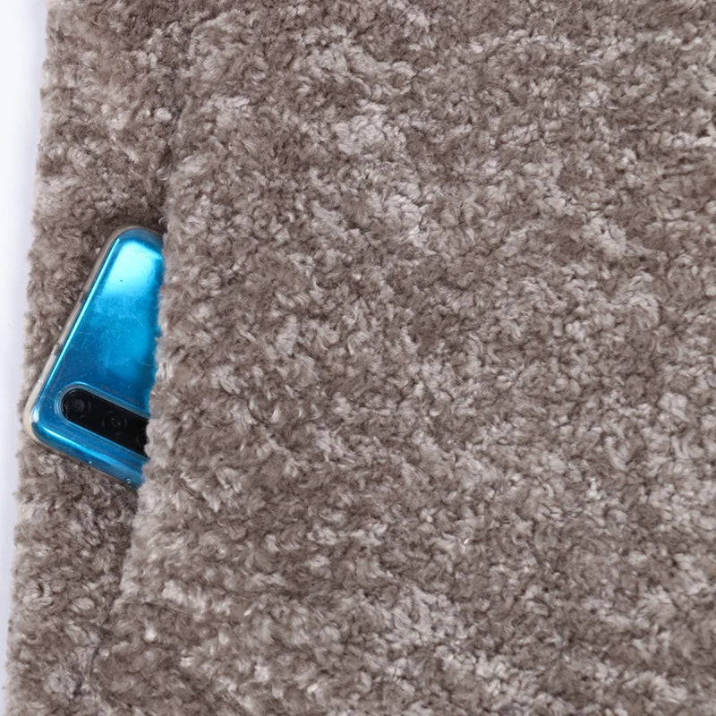 Nil Soft Curly Faux Fur Hooded Jacket