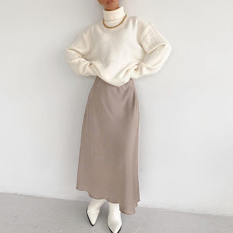 Silk Long Party Dress