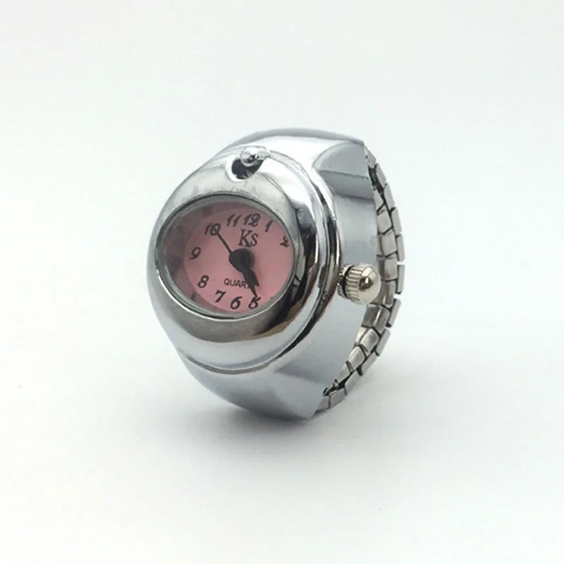 Retro Elastic Stretchy Quartz Watch Rings