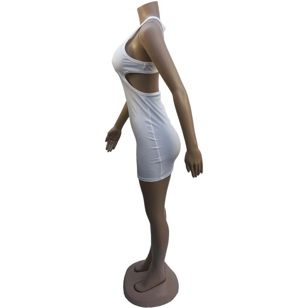 Mini Dress Summer Plain White Black T Shirt Dresses For Women