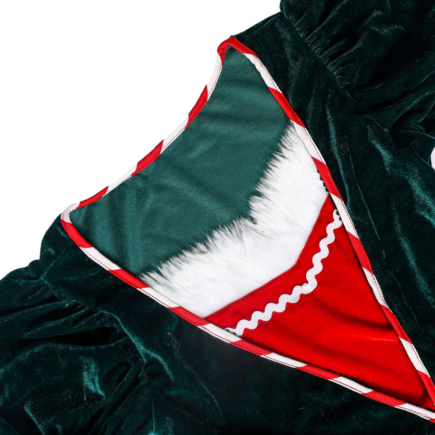 Christmas Clothing M-XXL Conjoined Christmas Dress Stage Acting Costume Santa Claus Cosplay Suit
