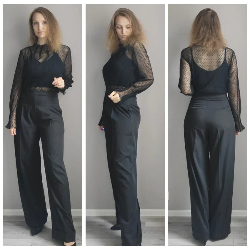 Belinda Pleated Wide Leg Pants