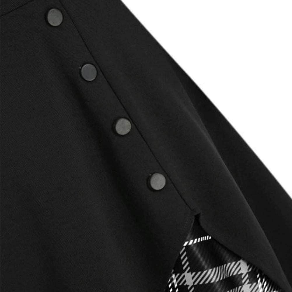 Elegant Vintage Long Sleeve Slim Dress V-Neck Lace-up Neckline Fashion Christmas Party