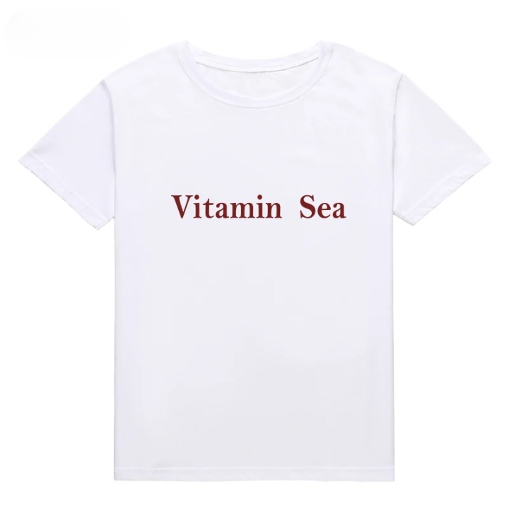 Vitamin Sea Letter Print T-shirt