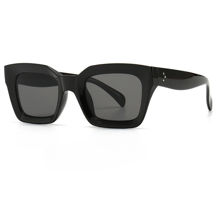 Semia Clear Color Acetate Square Sunglasses